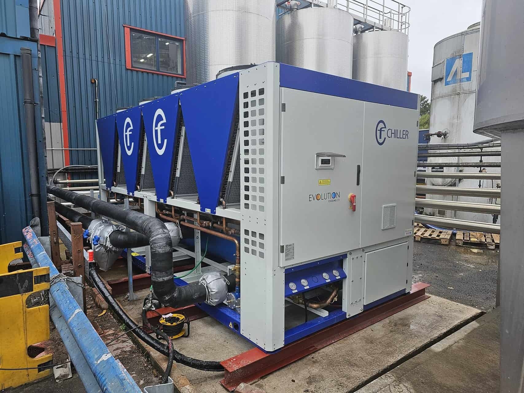 Industrial cooling system in ASIC mining datacenter